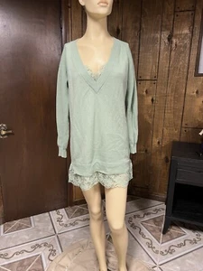 Auth.Ermanno Scervino Green Cashmere Sweater, Sz.42, Mint - Picture 1 of 13