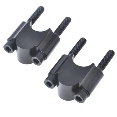 Kit espaciador elevadores manillar negro 30 mm barras de 7/8" motocicleta para moto todo terreno Foto 1 de 4