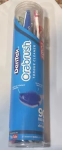 DenTek Orabrush Tongue Cleaners Pack of 4 Value Pack Helps Cure Bad Breath - Picture 1 of 1