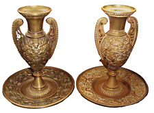 2 Kassoletten Vasen – Cups "Engel" Bronze
