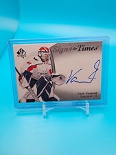 2021-22 SP Authentic Vitek Vanecek Sign of the Times