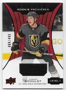 19/20 UPPER DECK TRILOGY ROOKIE PREMIERES JERSEY #70 Jimmy Schuldt #68/499 - Picture 1 of 1