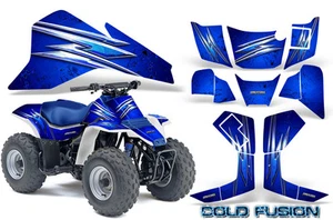 SUZUKI LT 80 LTZ80 CREATORX GRAPHICS KIT DECALS COLD FUSION BLUE - Picture 1 of 1