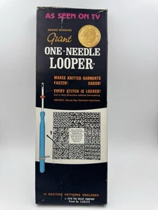 One Needle Looper 1970 Vintage Strickset mit Anleitung Schnittmuster - Bild 1 von 15