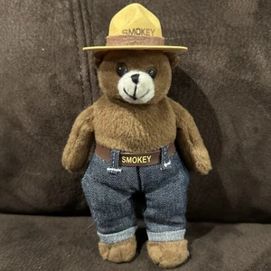 Vtg 2005 Smokey Bear Stuffed Animal Plush Kids Preferred Prevent Forest Fire 7” - Picture 1 of 7