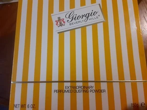 Giorgio Beverly Hills Extraordinary Perfumed Dusting Powder Full 6 oz New - Picture 1 of 7