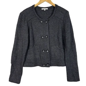 Giacca lana Cabi grigio medio doppiopetto classica preppy chic - Foto 1 di 11