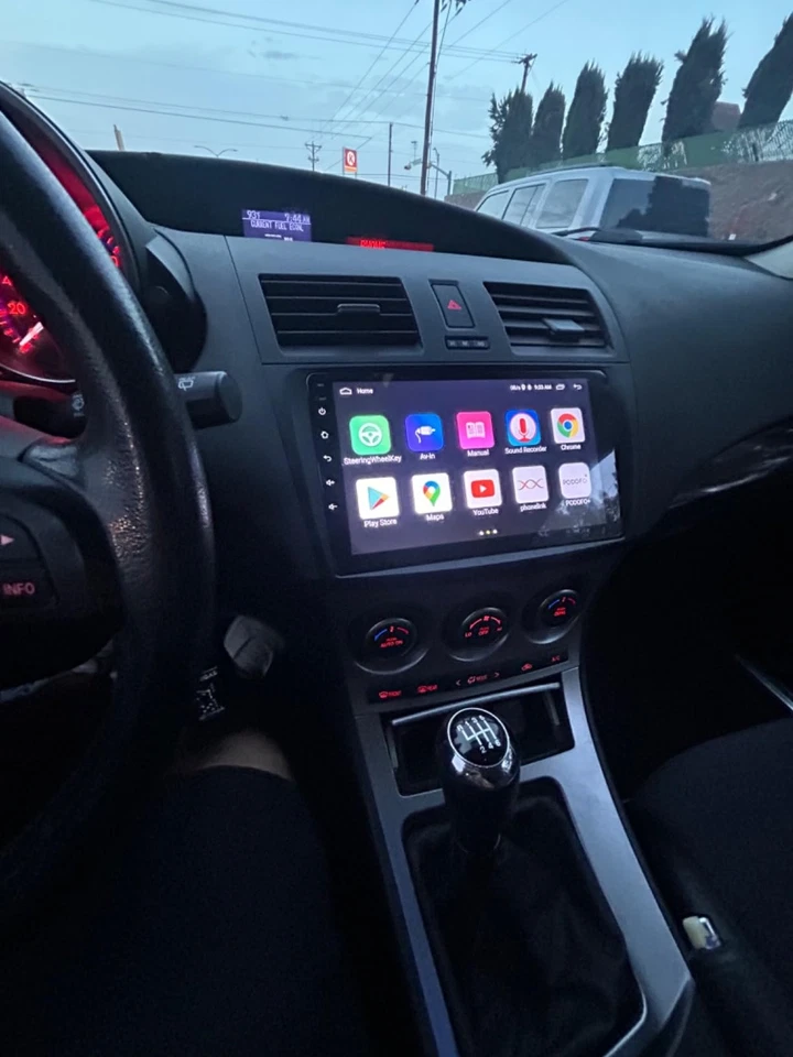 Apple Carplay For Mazda 3 2010-2013 GPS Navigation Android 12 Car Stereo Radio - Image 1 of 4