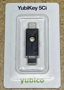 NEW Yubico YubiKey 5Ci Two Factor Authentication Certified USB Password Key - Bild 1 von 2