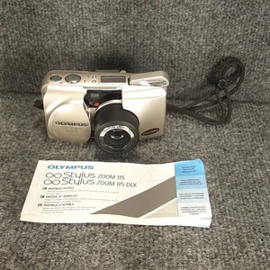 Olympus Infinity Stylus Zoom 115 35mm Film Camera Quartz Date 38-115mm Lens - Picture 1 of 20
