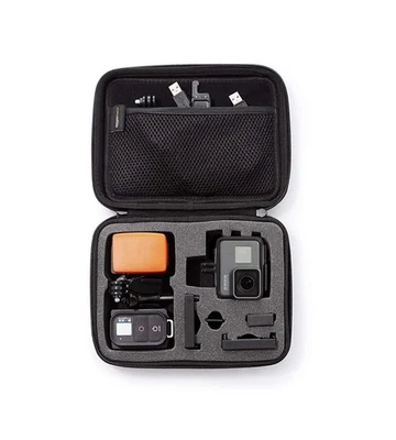 Amazon Basics Small Carrying Case for GoPro And Accessories 9 x 7 x 2.5 " Black - Image 1 of 4