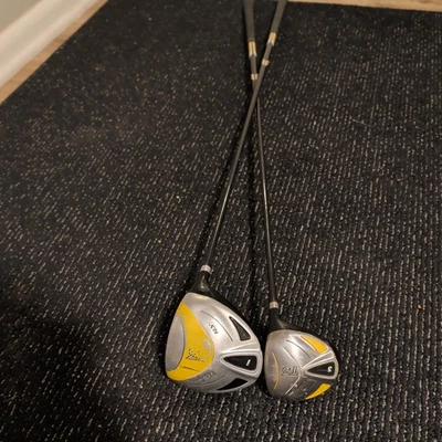 Walter Hagen T3 1 Driver 10.5, 3-Wood Graphite Stiff RH Golf Clubs. 43.5"  - Image 1 of 4