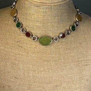 Liz Claiborne Gliederkette silberfarben 17,5 Zoll - Bild 1 von 11