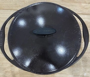 Horno holandés vintage Le Creuset #26 de hierro fundido esmaltado con tapa 5,5 cuartos marrón - Imagen 1 de 6