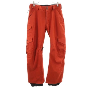 BURTON snow board cargo pants S Orange Men's - Picture 1 of 14