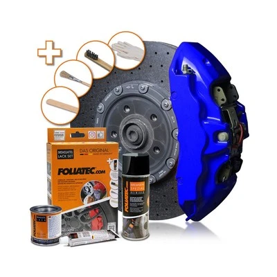 FOLIATEC 2162 Pintura Pinza Freno Color Spray Set Azul 400 125 50ml - Imagen 1 de 4