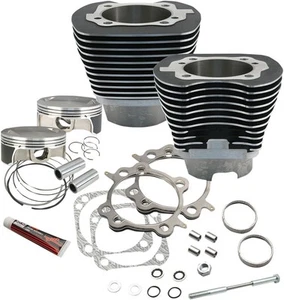 S&S Cycle Motorcycle Motorbike Big Bore Cylinder Kit Black | Vendor #910-0221 - Picture 1 of 1