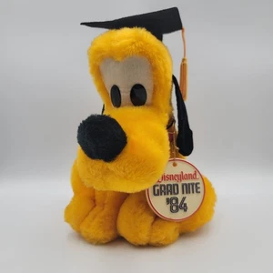 Vintage Disneyland Pluto Plüsch Grad Nite 1984 9,5 Zoll Walt Disney Productions - Bild 1 von 10