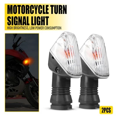 Pair Clear Turn L+R Signal Light For ZX-6R KAWASAKI ZX-10R NINJA ZX-6RR ZX-10RR — 第 1/4 张图片