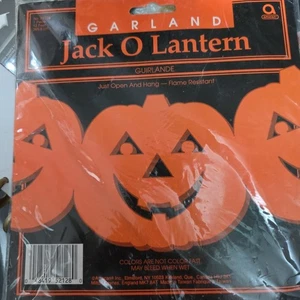 Ghirlanda Lanterna Jack O Vintage Decorazioni Halloween AMSCAN - Foto 1 di 2
