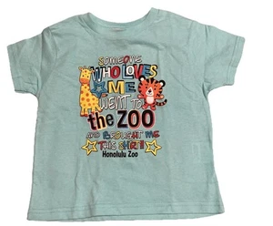 Honolulu Zoo-Someone Who Loves Me Went To the Zoo And Brought Me This Shirt Sz 4 - Picture 1 of 9