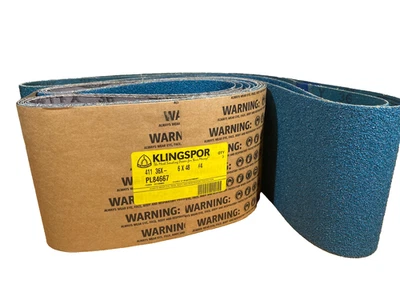 Klingspor Sanding Belts - 36 Grit - 6" x 48" Zirconia Alumina For Wood And Metal - Image 1 of 4