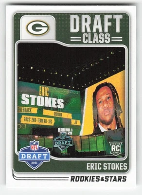 Eric Stokes 2021 Panini Rookies & Stars Draft Class #DC-18 - Image 1 of 2