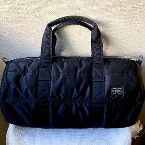 PORTER 2way Duffle Bag Boston Back Black TANKER Yoshida 43cm - Picture 1 of 11