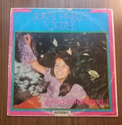 Juan Pablo Torres Y Viva La Felicidad LP Areito Blue Label 1975 Cuba VG Read - Image 1 of 4
