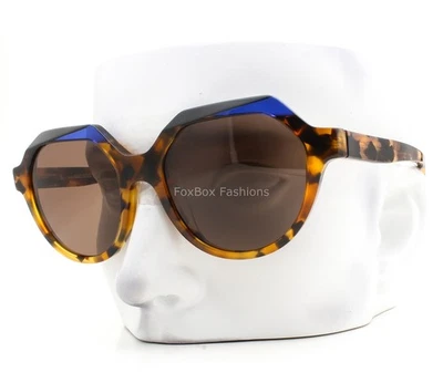 Gafas de sol Alain Mikli Alete A05067 003/73 marrón amarillo azul tortuga sin estuche Foto 1 de 4