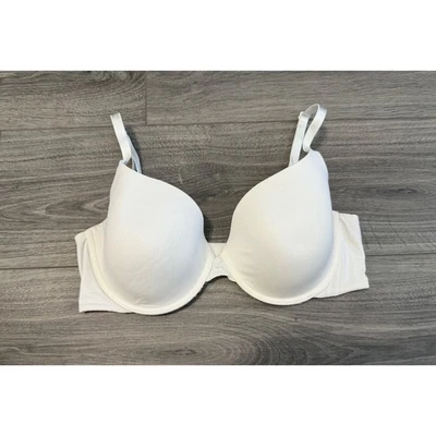 Victoria's Secret Bra 36D Lightly Padded White Full Coverage Smooth T Shirt Bra - Image 1 of 4