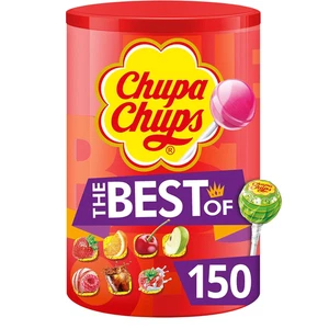 Chupa Chups The Best Of 150 Count 1.8kg Tub Assorted Lollipops Individually Wrap - Bild 1 von 5