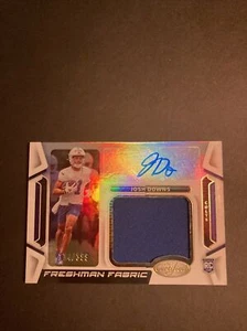 Josh Downs 2023 Certified Freshman Fabric Rookie Card /399 Indianapolis Colts - Picture 1 of 3
