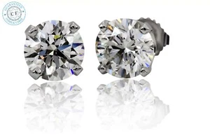 Ohrstecker - 1/2, Diamant 14k Weißgold - 205496 - Bild 1 von 1