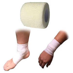 5CM KOHÄSIVES SPORT SELBSTKLEBENDES KNIE SCHULTER STÜTZE GURTBANDAGE TAPE - Bild 1 von 5