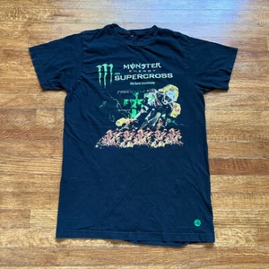 Monster Energy T-Shirt Damen Large 2015 FIM Champion AMA Supercross MTX BMX - Bild 1 von 8