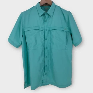 Game Guard Fishing Shirt Men's Large Seafoam Green Hunting Outdoors Vented - Picture 1 of 11