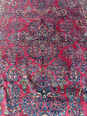 ANTIKER PERSER SARUK ORIENTTEPPICH AUS WOLLE TEPPICH 350x269cm - Bild 1 von 4