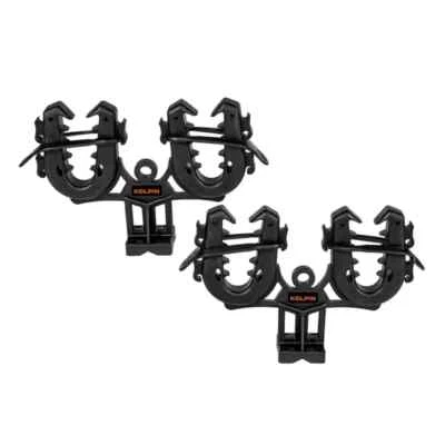 Rhino Double Grip ATV 2 Gun Rack Holder Rifle Shotgun Mount Truck Poles Bows UTV - Image 1 of 4