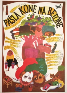Original Movie Poster Ticket to Heaven 1983 Czech VTG Print 1980s Art Posters - Picture 1 of 4