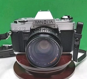 Minolta X-370 Film Camera With Rokkor-x 50mm 1:1.7 Lens - Clean. - Picture 1 of 24
