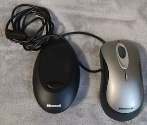 Microsoft Wireless Optical Mouse 2000 Model 1067 With 1053 Receiver Untested - Picture 1 of 7