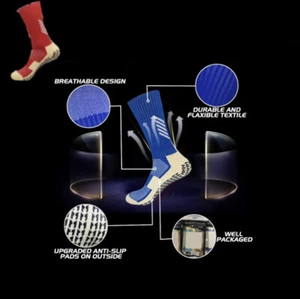 Calcetines antideslizantes deportivos premium con agarre fútbol fútbol calcetines de baloncesto mujer hombre - Imagen 1 de 11