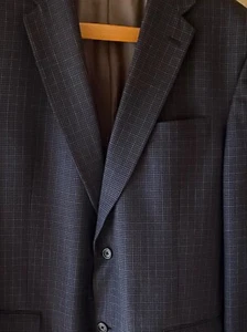 Hart Schaffner Marx 1887 Herren Blazer 46 XL dunkelblau und grau leicht  - Bild 1 von 8