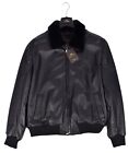 MANDELLI deerskin leather jacket cashmere $6800 EU 62 US 52 EU - 60 US 50 fur
