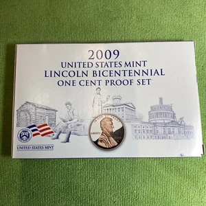 2009 S Lincoln One Cent Bicentennial Proof Set - Picture 1 of 7
