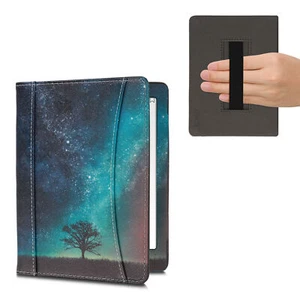 Housse en cuir PU avec poche avant pour Kobo Aura H2O Edition 2 - Photo 1/6