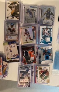 NFL NBA LOT REPACK HOT 6 HITS 3 AUTOS 3 MEM CARDS LOW PRICE SPECTRA FLAWLESS