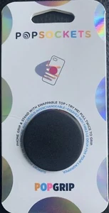 PopSockets Collapsible Grip & Stand for Phones and Tablets Black  Swappable Top - Picture 1 of 1