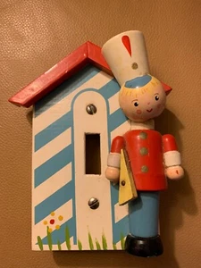 Vintage IRMI Soldier with Guard Door Light Switch Plate, 1960's - Picture 1 of 5